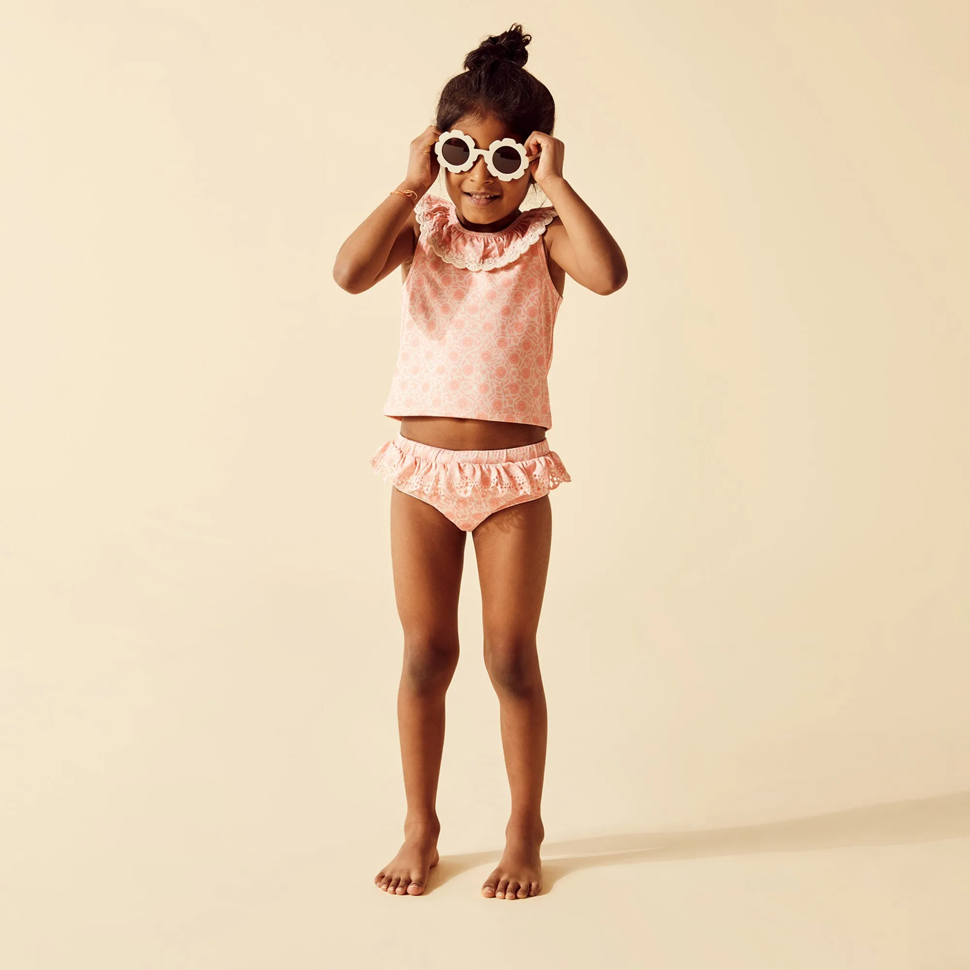 Wilson and Frenchy 2 Piece Swimsuit - Amelie Floral Crochet