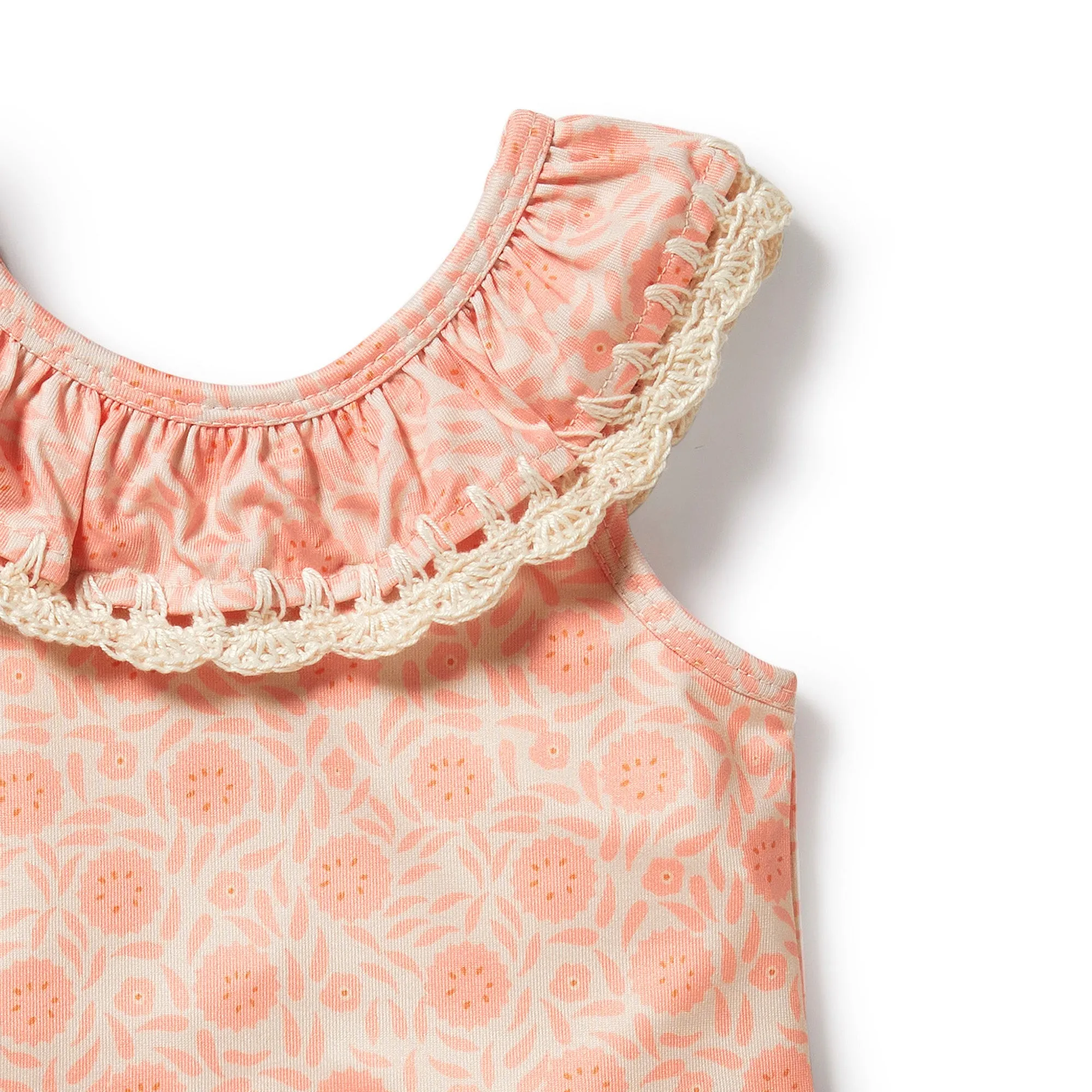 Wilson and Frenchy 2 Piece Swimsuit - Amelie Floral Crochet