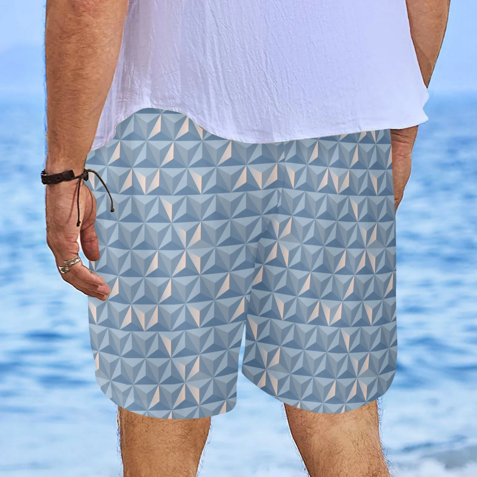World Traveler Men's Swim Trunks Swimsuit