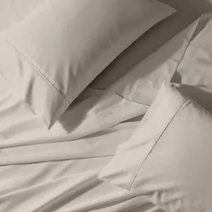 Wrinkle-Free 650 Thread Count Cotton Blend Solid Sheet Set